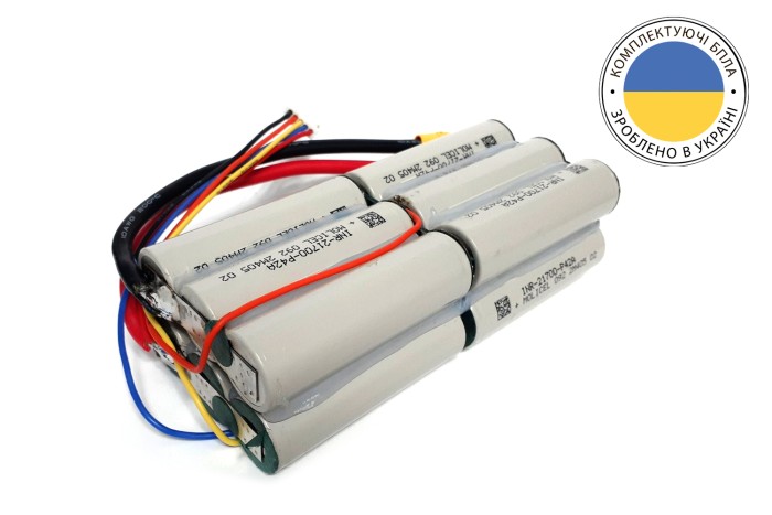 Акумуляторна батарея для дрона 4S3P Energy Life 12600мАч Moliсel 21700-P42A Li-Ion 10AWG XT90S-F
