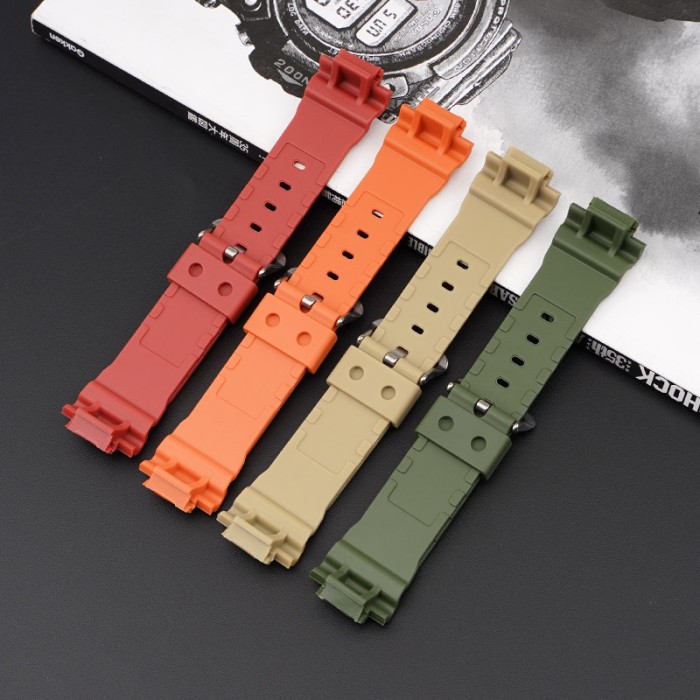 Ремінець для Casio G-Shock DW-6900 Orange SI