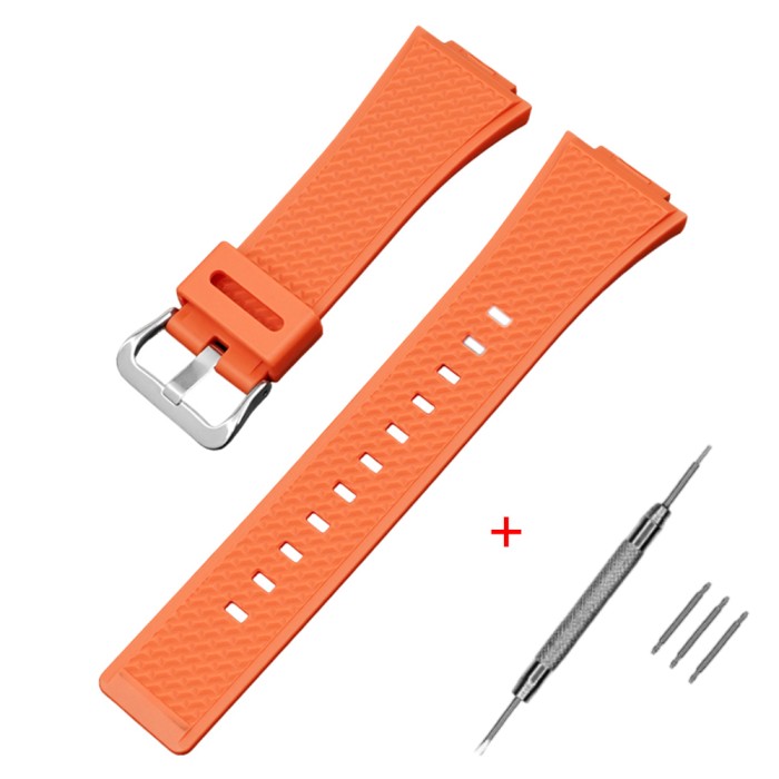 Ремінець для Casio G-Shock GA-100/110 Orange SI