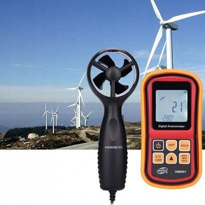 Термоанемометр 0,8-45 м/с, -10-45 °C BENETECH GM8901