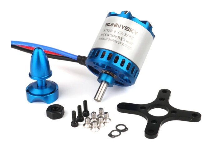 Мотор SunnySky X2820 V3 KV860 3-4S для р/к літаків