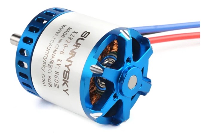 Мотор SunnySky X2820 V3 KV860 3-4S для р/к літаків
