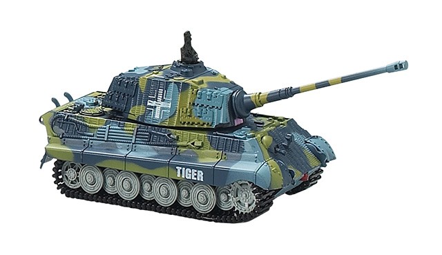 Танк мікро р/к 1:72 King Tiger зі звуком (синій, 40 МГц)