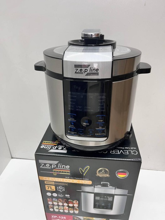 Вместительная мультипечь Zepline ZP-125 аэрофритюр с чашей 7л регулировкой температуры 29 програм