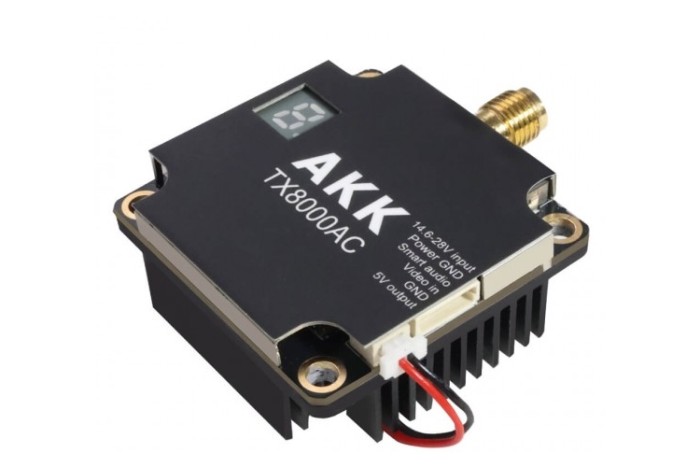 Відеопередавач AKK TX8000 AC 4.9-6.0GHz 8W (96 каналів)
