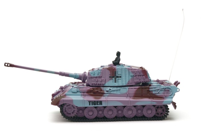 Танк мікро р/к 1:72 King Tiger зі звуком (фіолетовий, 35 МГц)