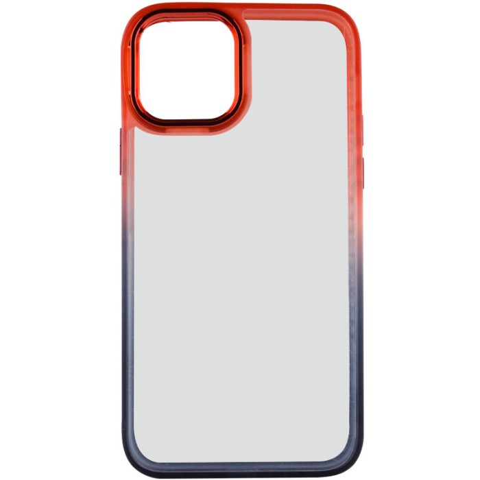 Чохол TPU+PC Fresh sip series для Apple iPhone 12 Pro Max (6.7") Чорний / Червоний
