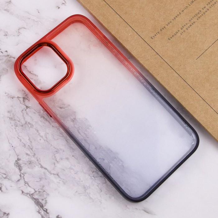 Чохол TPU+PC Fresh sip series для Apple iPhone 12 Pro Max (6.7") Чорний / Червоний