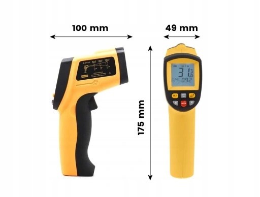 Пірометр промисловий -50-950 °C BENETECH GM900