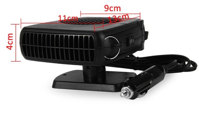 Автомобильный обогреватель Auto Heater Fan 703, 200W питание от прикуривателя, автопечка, автодуйка