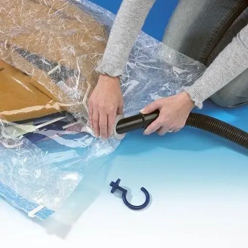 Вакуумный пакет Vacuum Bag для хранения одежды 80x100 см Прозрачные