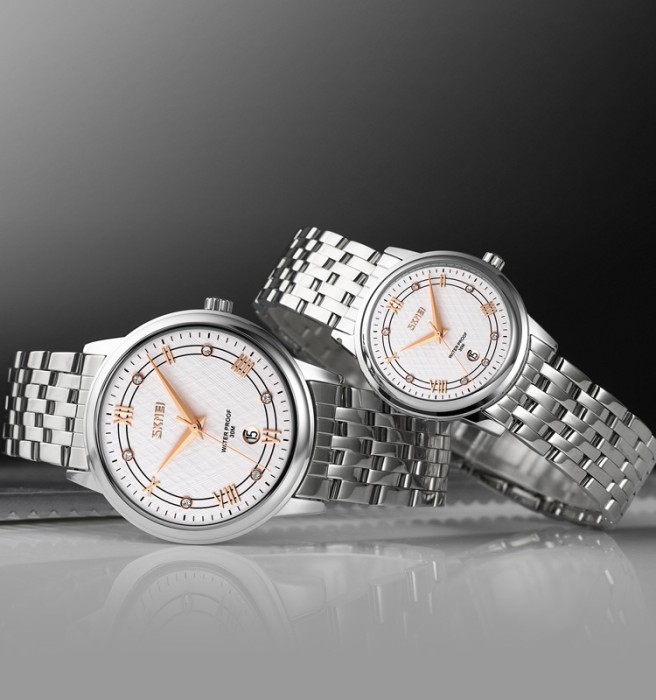 Skmei 9272SISI-B Silver-Silver Men