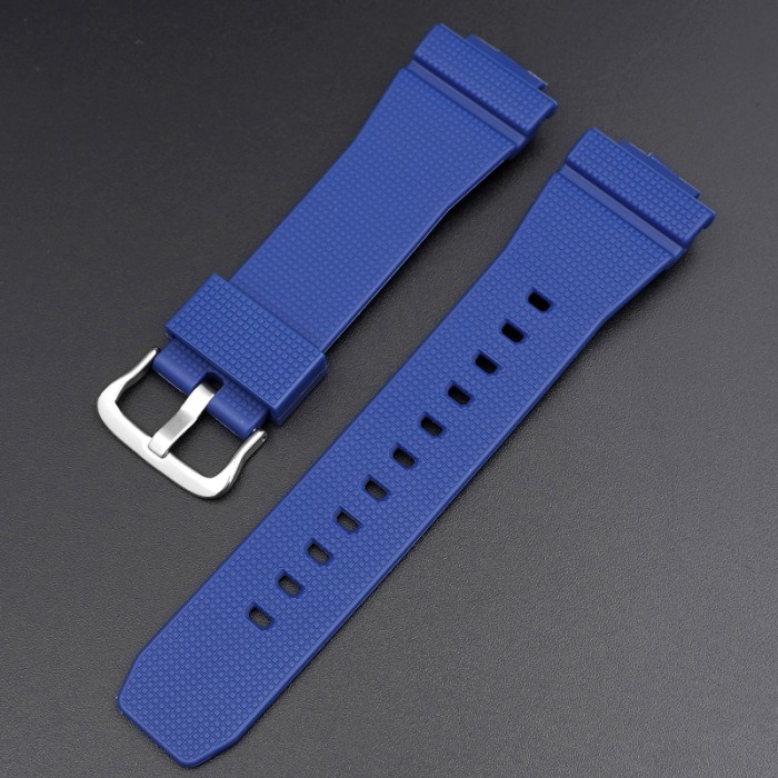 Ремінець для Casio G-Shock GM-2100 GA2100/2110 Blue Silver