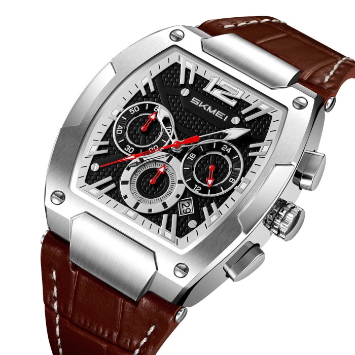 Skmei 9357SIBN Silver-Brown