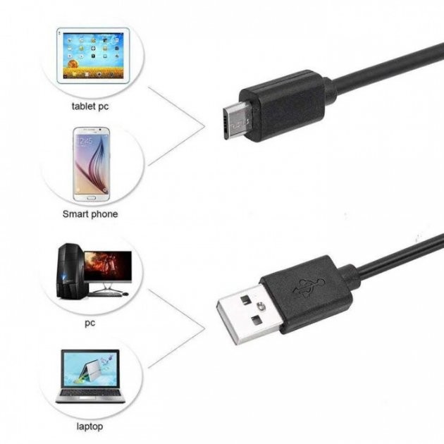 Ендоскоп професійний Usb Android Ендоскоп для смартфона Ендоскоп камера гнучкий android