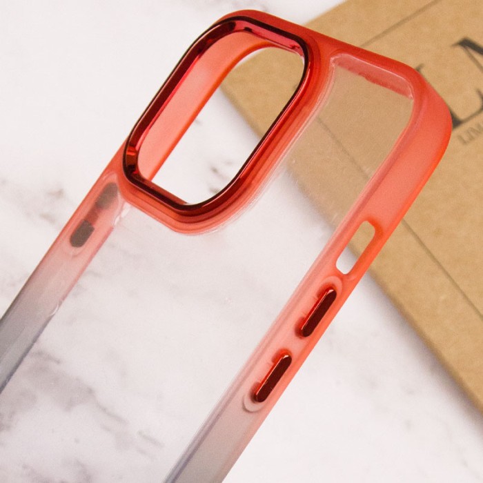 Чохол TPU+PC Fresh sip series для Apple iPhone 13 Pro (6.1") Чорний / Червоний