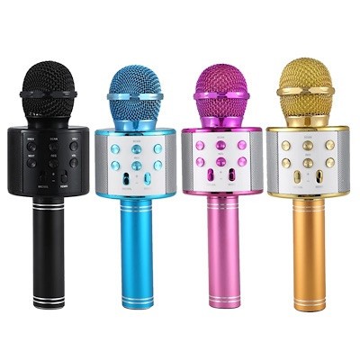 Bluetooth микрофон для караоке с изменением голоса WSTER WS-858