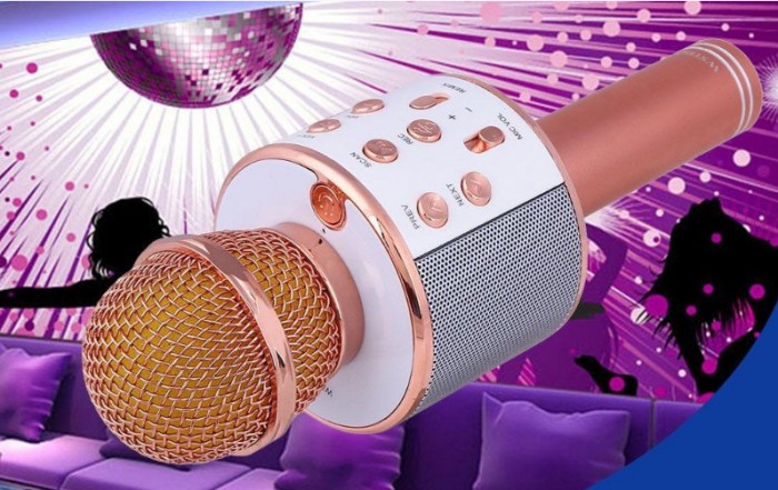 Bluetooth микрофон для караоке с изменением голоса WSTER WS-858
