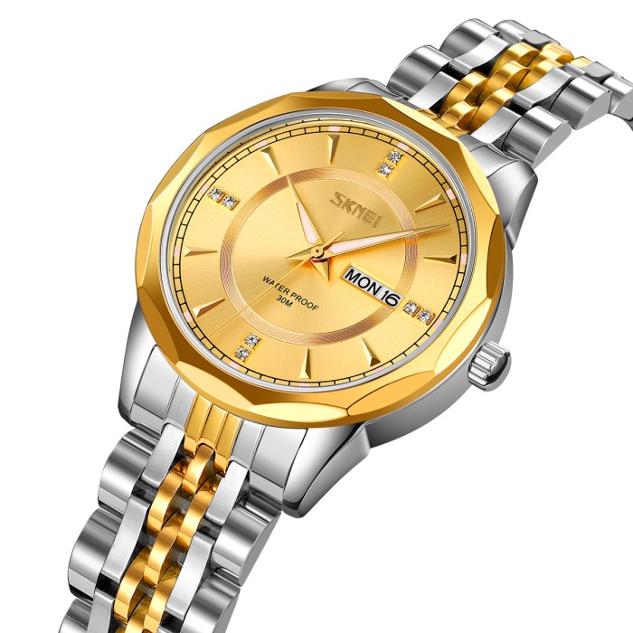 Skmei 9264TGDGD Silver/Gold-Gold