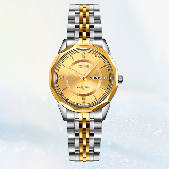 Skmei 9264TGDGD Silver/Gold-Gold