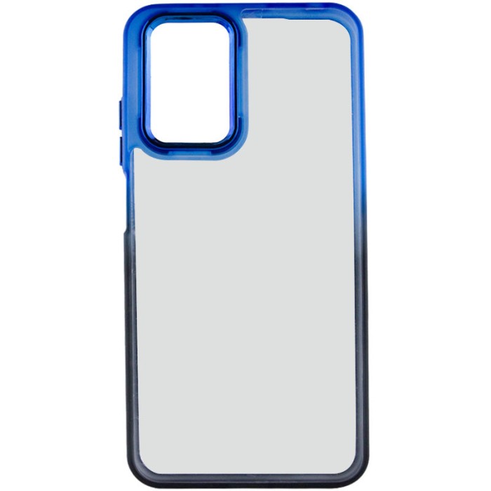 Чохол TPU+PC Fresh sip series для Realme C67 4G Чорний / Синій