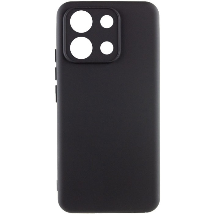Чохол Silicone Cover Lakshmi Full Camera (AA) для Xiaomi Redmi Note 13 4G Шоколадний / Chocolate