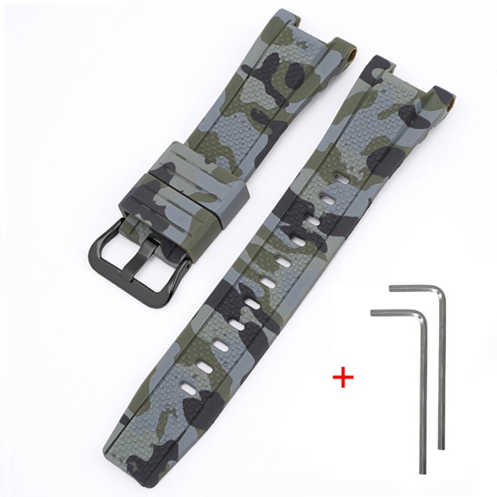 Ремінець для Casio G-Shock GST-W300 Camo Green BK