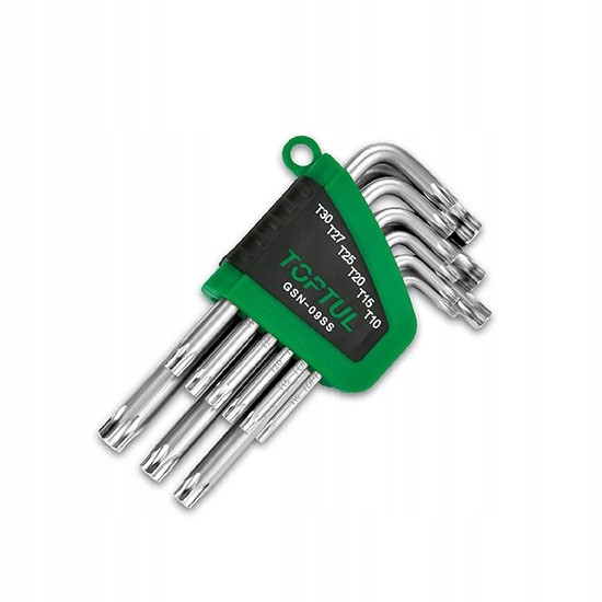 Г-подібні ключі TORX T10-T50 9од. (GAAL0913) TOPTUL GSN-09SS