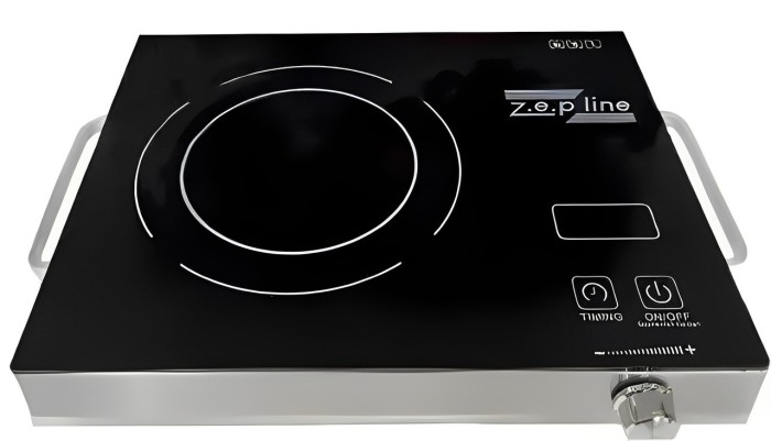 Электроплита инфракрасная одноконфорочная настольная переносная Zepline ZP-061 2200w