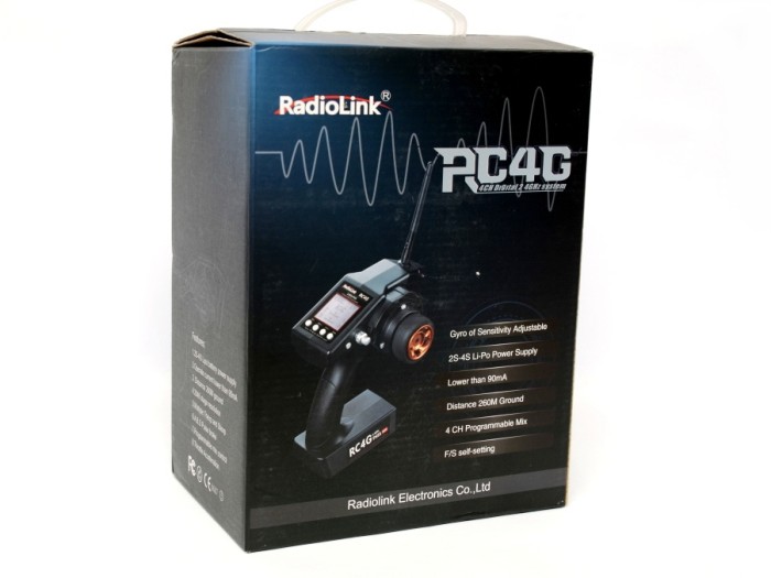 Апаратура керування 4к Radiolink RC4G з приймачем R4EH-G з гіроскопом