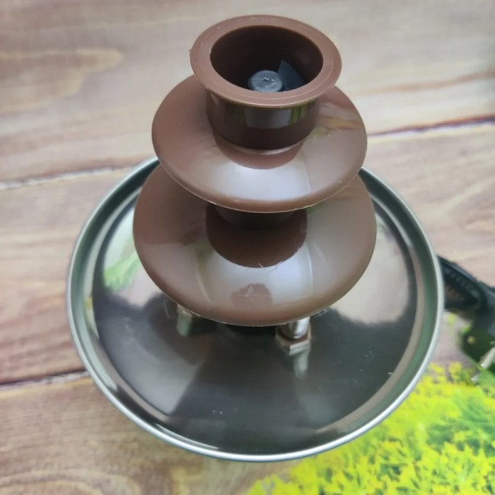 УЦЕНКА! Шоколадный фонтан мини Фондю Mini Chocolate Fondue Fountain (Надбито горлышко,нет упаковки 2071)