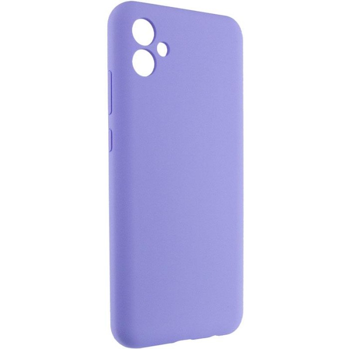 Чохол Silicone Cover Lakshmi Full Camera (AA) для Samsung Galaxy A07 Бузковий / Dasheen