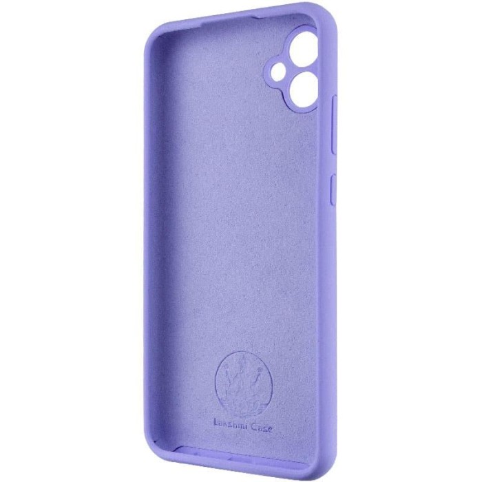 Чохол Silicone Cover Lakshmi Full Camera (AA) для Samsung Galaxy A07 Бузковий / Dasheen