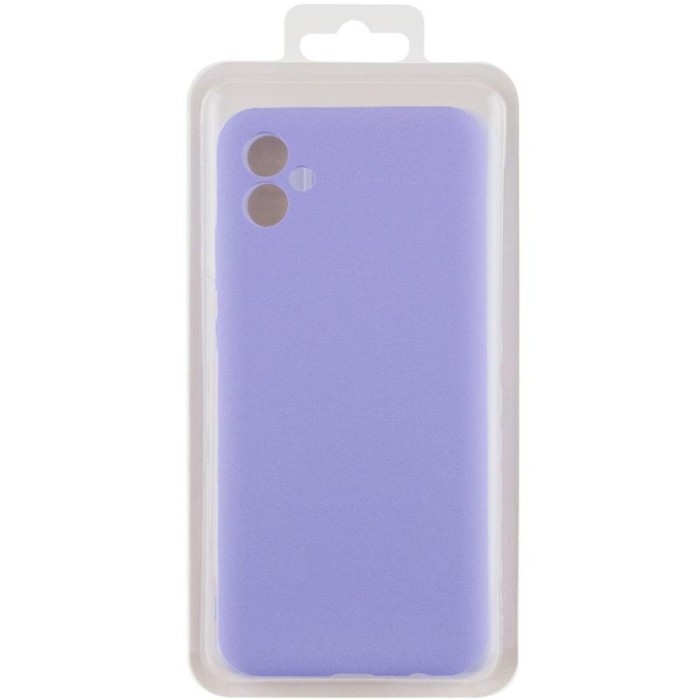 Чохол Silicone Cover Lakshmi Full Camera (AA) для Samsung Galaxy A07 Бузковий / Dasheen