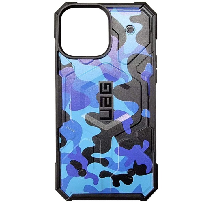 Ударостійкий чохол UAG Pathfinder with MagSafe Camo для Apple iPhone 14 Plus / 15 Plus (6.7") Синій
