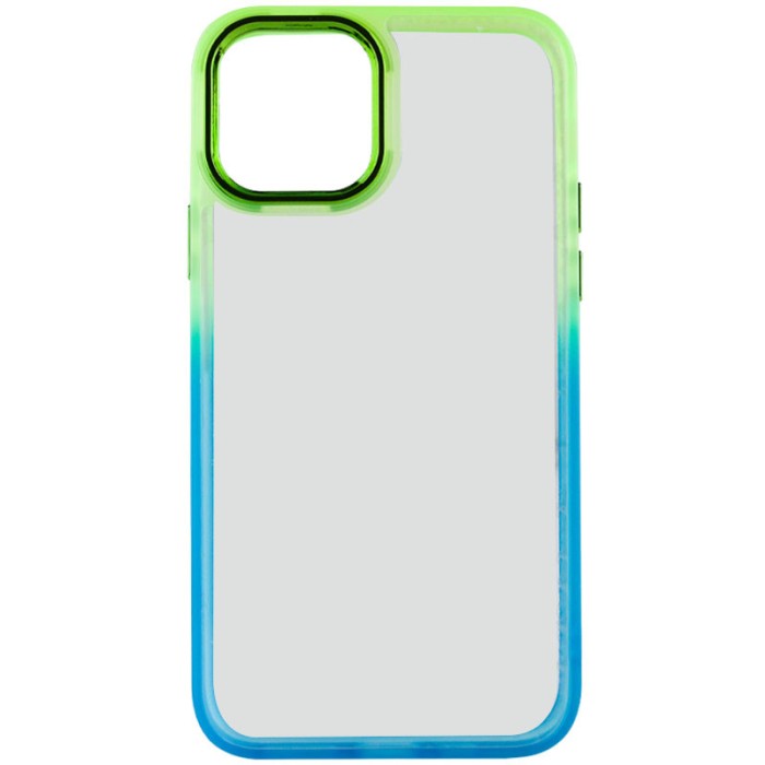 Чохол TPU+PC Fresh sip series для Apple iPhone 14 (6.1") Синій / Рожевий