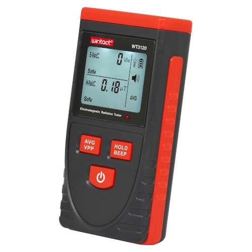Тестер електромагнітного випромінювання (1-1999В/м, 0.01-99,99 t) WINTACT WT3120