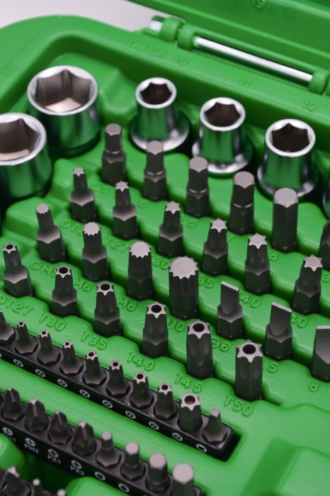 Професійний набір інструменту 1/4", 3/8", 1/2" 216од. TOPTUL GCAI216R