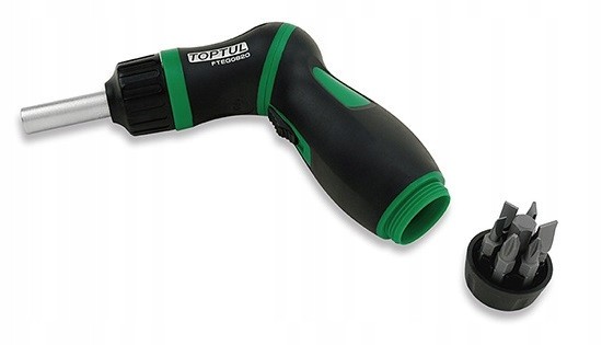 Набір торцевих головок і біт TOPTUL 1/4" з трещоточной викруткою GAAI5401