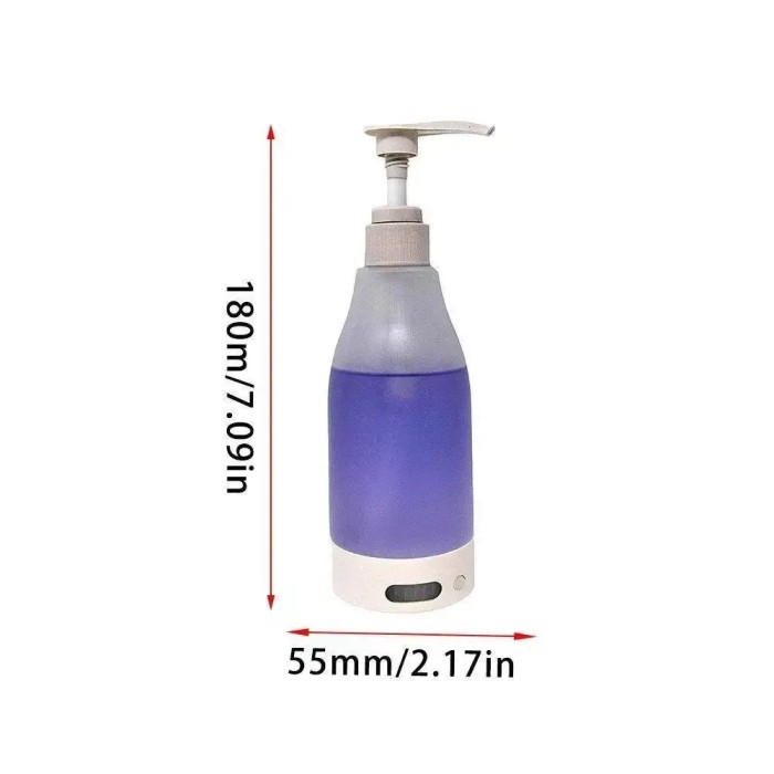 Дозатор для жидкого мыла с подсветкой Soap Bright Nightlight Soap Dispenser 400 мл