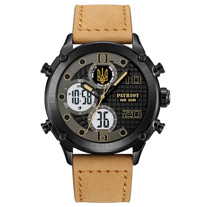 Patriot 017BKLTBN Тризуб злото Black-Light Brown