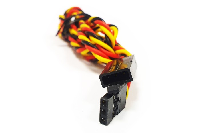50 шт - Подовжувач 22AWG для сервоприводів JR скручені (30 см)