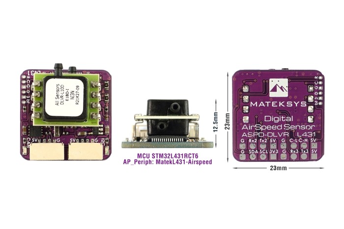 Датчик повітряної швидкості Matek ASPD-DLVR-L431