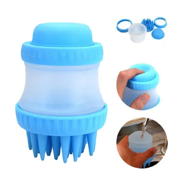 Щетка массажная для животных Cleaning Device The Gentle Dog Washer