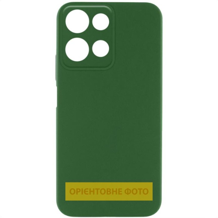 Чохол Silicone Cover Lakshmi Full Camera (AA) для Motorola Edge 60 Pro Зелений / Dark green