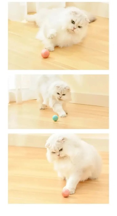 Игрушка для кошек Stress Cat / Шарик с силовой гравитацией, который сам катается для котов и котят LY-599