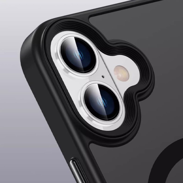 TPU+PC чохол Metal Buttons with MagSafe Colorful для Apple iPhone 16 Plus (6.7") Зелений / Dark Green