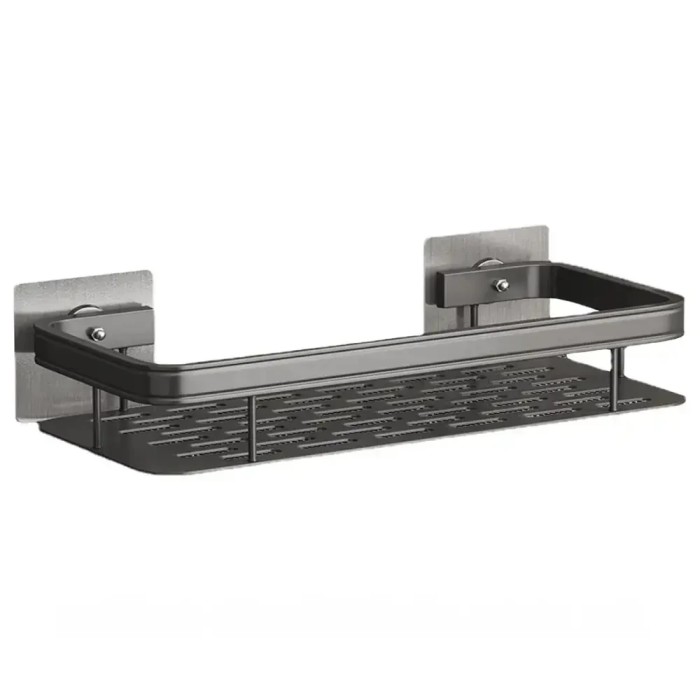 Подвесная металлическая полка для ванной комнаты Bathroom shelf Органайзер в ванную До 10 кг