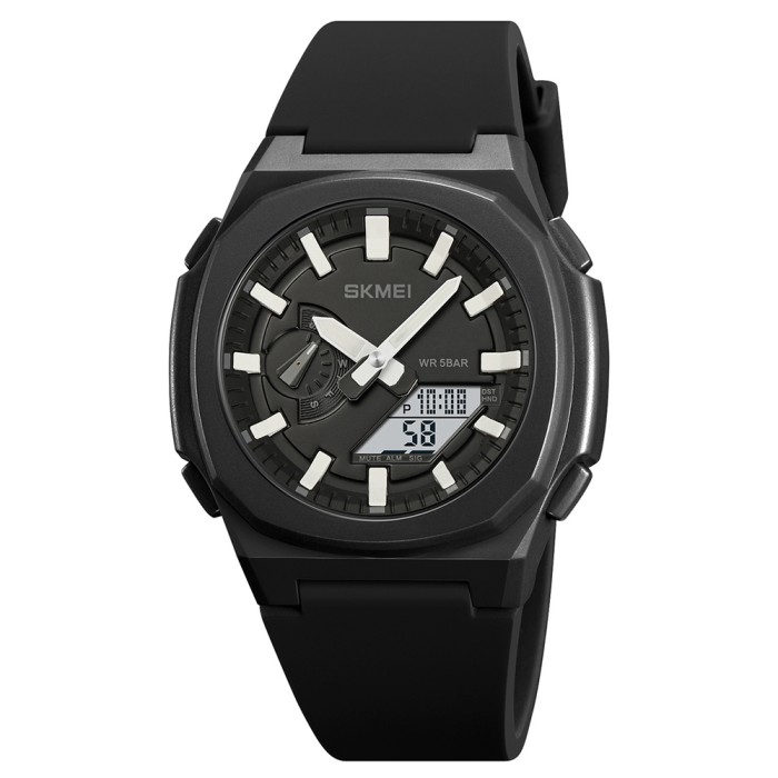 Skmei 2091BKWTWT Black-White White