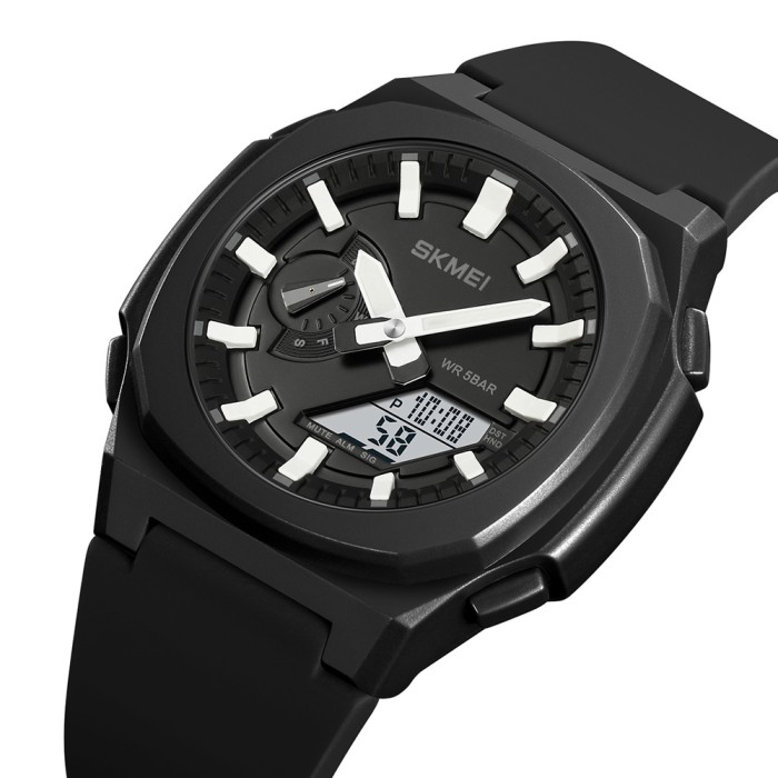 Skmei 2091BKWTWT Black-White White